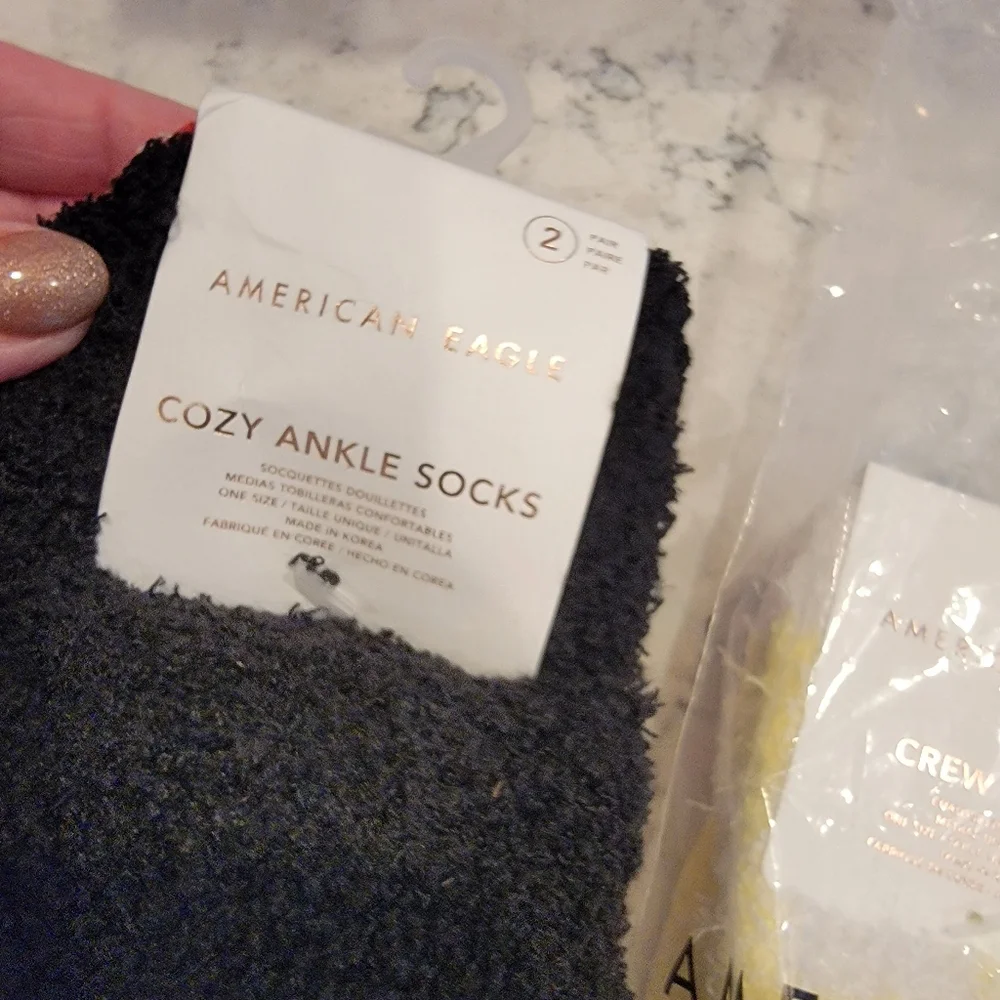 American Eagle Cozy Socks Ankle & Crew NWT!
